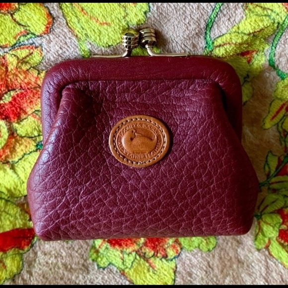Dooney & Bourke Handbags - Vintage Rouge Dooney and Bourke Kisslock Coin Purse